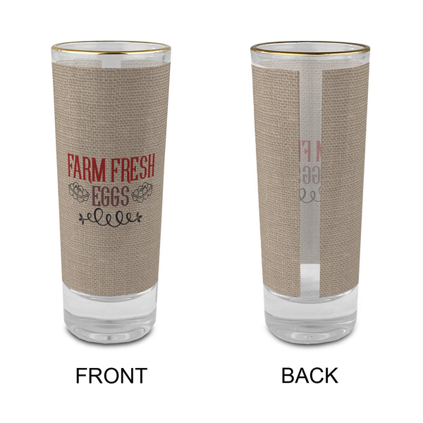 Farm Quotes Glass Shot Glass - 2 oz - Single - APPROVAL