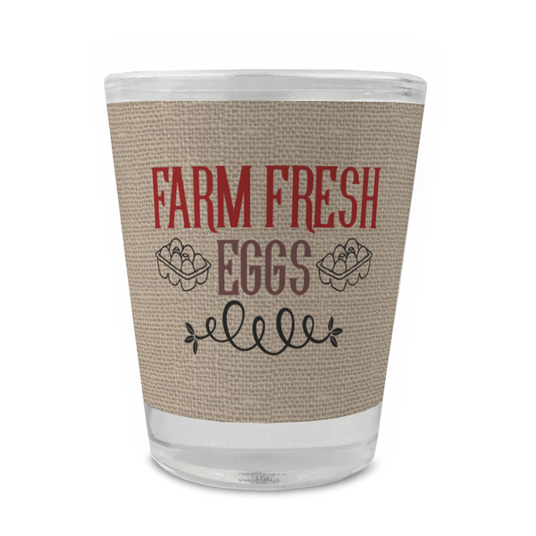 Farm Quotes Glass Shot Glass - Standard - FRONT
