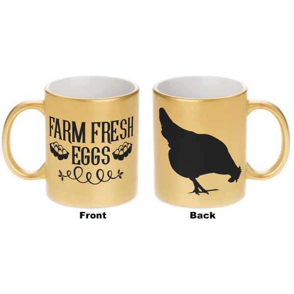 Farm Quotes Gold Mug - Apvl