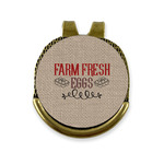 Farm Quotes Golf Ball Marker - Hat Clip - Gold
