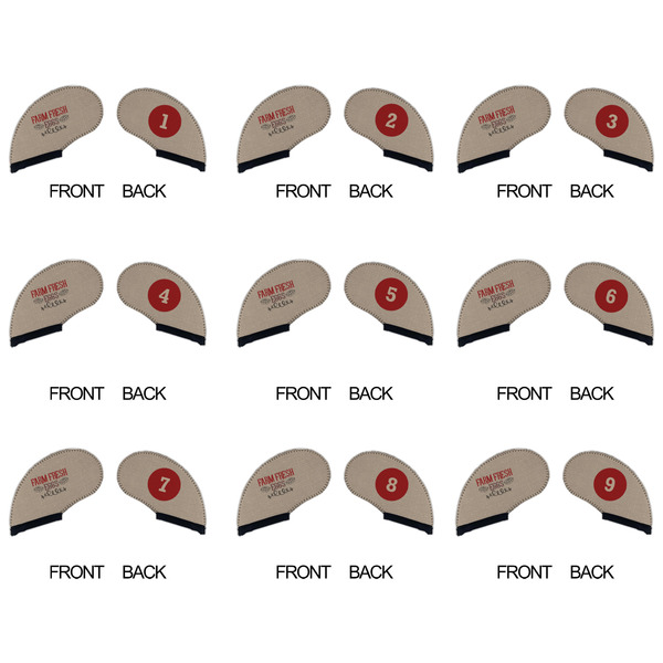 Farm Quotes Golf Club Covers - APPROVAL (set of 9)