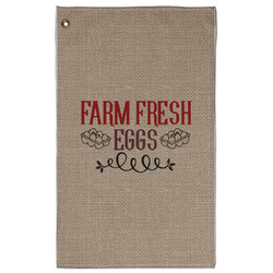 Farm Quotes Golf Towel - Poly-Cotton Blend - Large