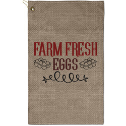 Farm Quotes Golf Towel - Poly-Cotton Blend - Small
