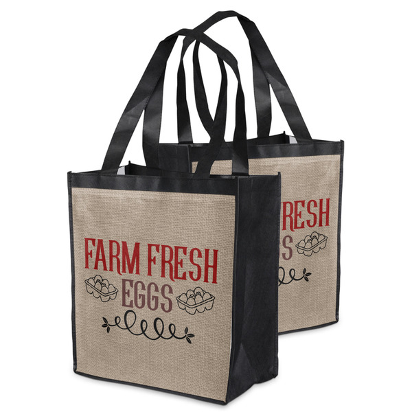 Farm Quotes Grocery Bag - MAIN