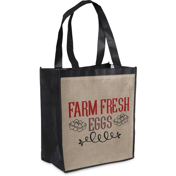 Custom Farm Quotes Grocery Bag