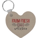 Farm Quotes Heart Plastic Keychain