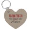 Farm Quotes Heart Plastic Keychain