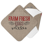 Farm Quotes Hooded Baby Towel (Personalized)