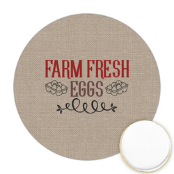 Farm Quotes Printed Cookie Topper - Round