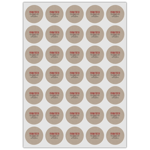 Farm Quotes Icing Circle - XSmall - Set of 35