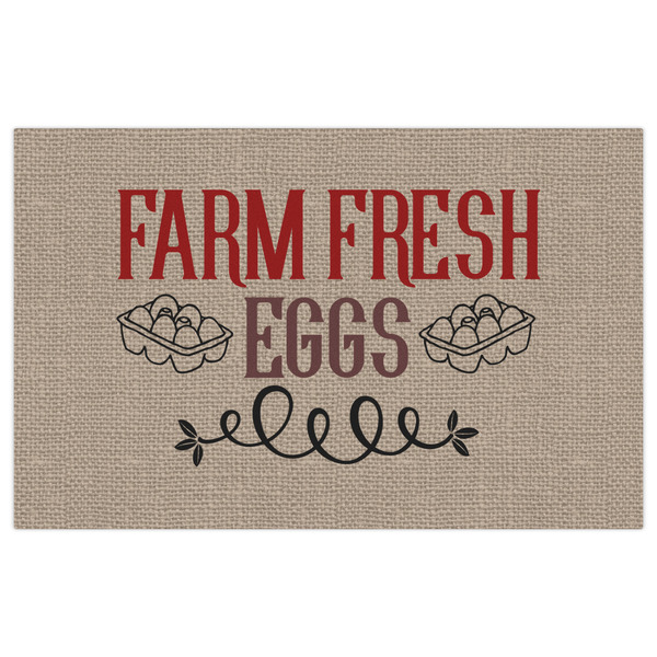 Farm Quotes Indoor / Outdoor Rug - 5'x8' - Front Flat