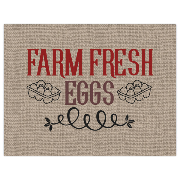 Farm Quotes Indoor / Outdoor Rug - 6'x8' - Front Flat