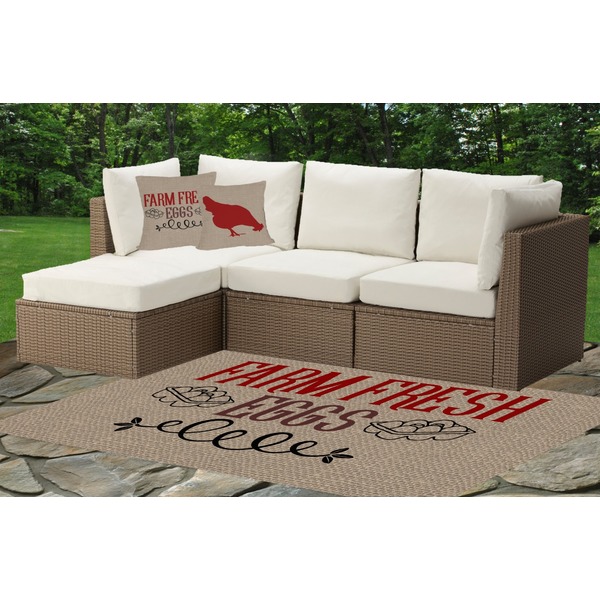 Farm Quotes Indoor / Outdoor Rug & Cushions