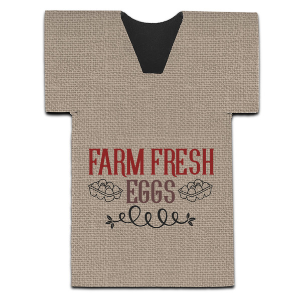 Custom Farm Quotes Jersey Bottle Cooler