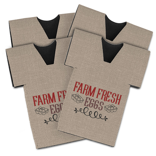 Farm Quotes Jersey Bottle Cooler - Set of 4 - MAIN (flat)