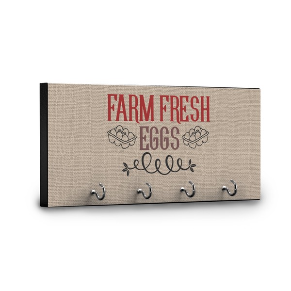 Farm Quotes Key Hanger - Front View with Hooks