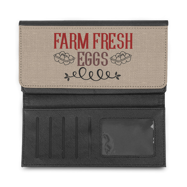 Farm Quotes Ladies Wallet - Half Way Open