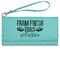 Farm Quotes Ladies Leatherette Wallet - Laser Engraved- Teal