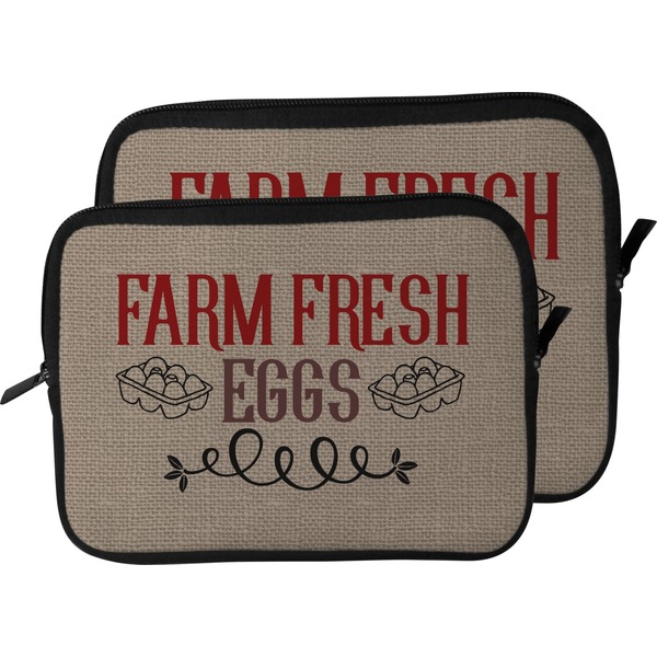 Farm Quotes Laptop Sleeve (Size Comparison)
