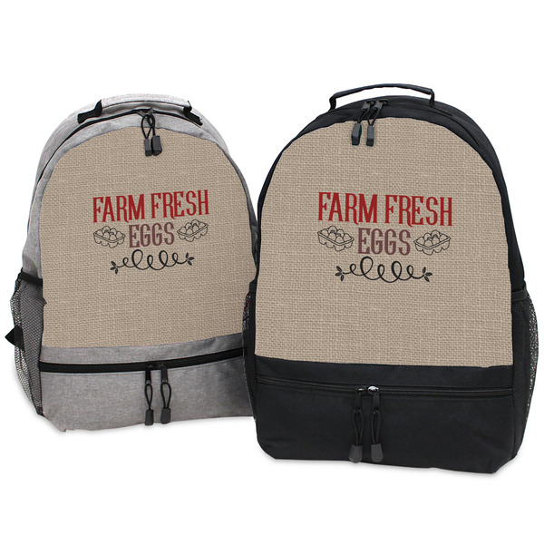 Farm Quotes Large Backpacks - Both
