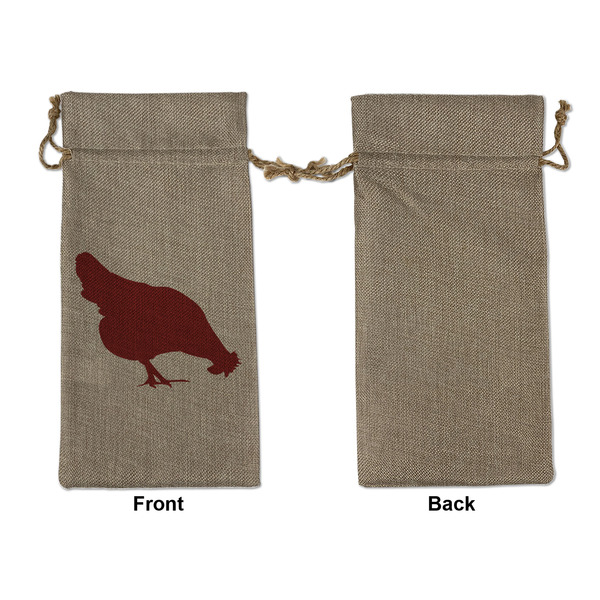 Farm Quotes Large Burlap Gift Bags - Front Approval