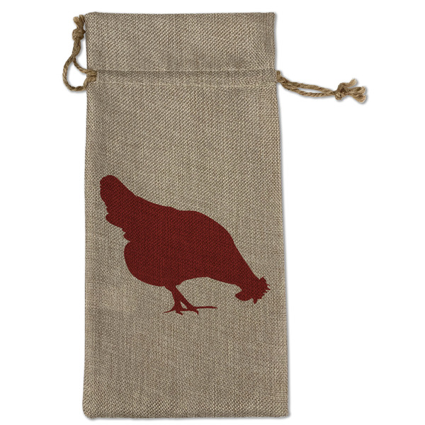 Farm Quotes Large Burlap Gift Bags - Front