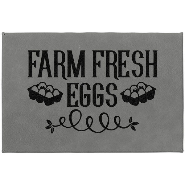 Farm Quotes Large Engraved Gift Box with Leather Lid - Approval