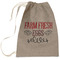 Farm Quotes Large Laundry Bag - Front View