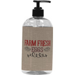 Farm Quotes Plastic Soap / Lotion Dispenser (16 oz - Large - Black)