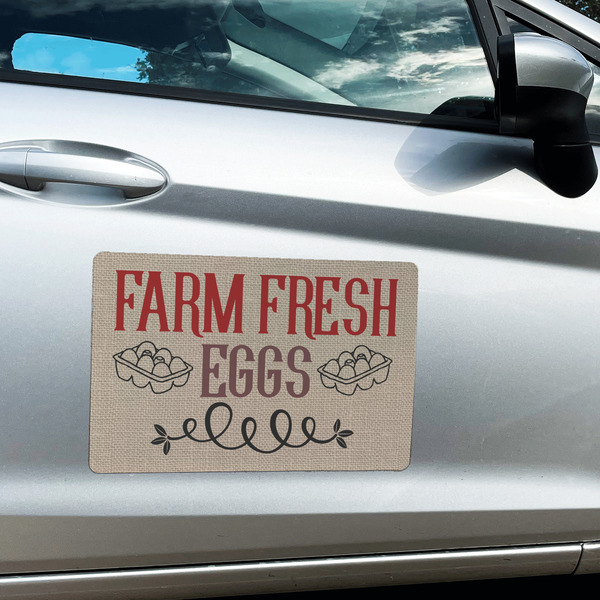 Farm Quotes Large Rectangle Car Magnets- In Context