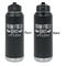 Farm Quotes Laser Engraved Water Bottles - Front & Back Engraving - Front & Back View
