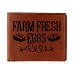 Farm Quotes Leatherette Bifold Wallet - Single Sided