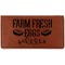 Farm Quotes Leather Checkbook Holder - Main