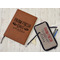Farm Quotes Leather Sketchbook - Large - Single Sided - In Context