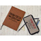 Farm Quotes Leather Sketchbook - Small - Single Sided - In Context