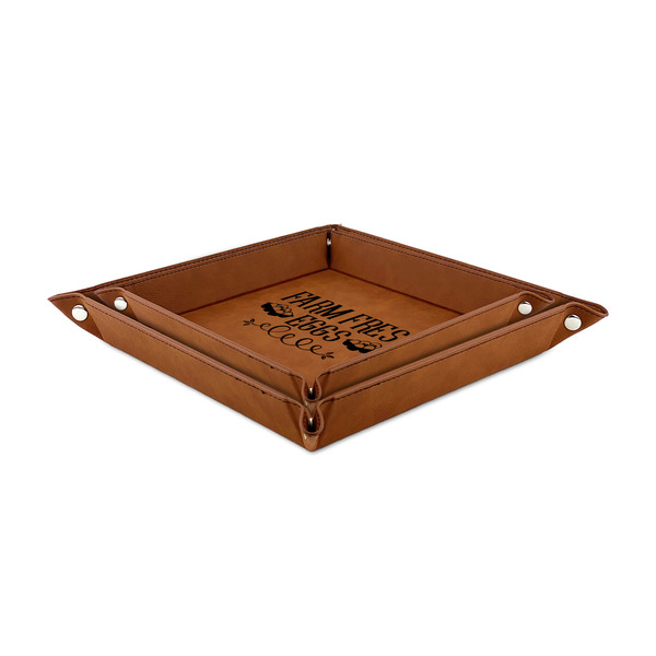 Farm Quotes Leather Valet Trays - PARENT MAIN (both trays)