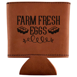Farm Quotes Leatherette Can Sleeve (Personalized)