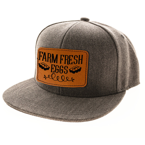 Farm Quotes Leatherette Patches - LIFESTYLE (HAT) Rectangle