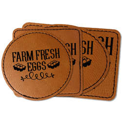 Farm Quotes Faux Leather Iron On Patch