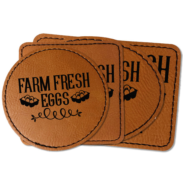 Custom Farm Quotes Faux Leather Iron On Patch