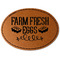 Farm Quotes Leatherette Patches - Oval