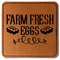 Farm Quotes Faux Leather Iron On Patch - Square