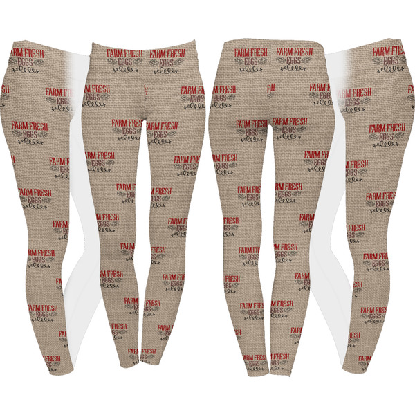 Farm Quotes Leggings Turn Around - Apvl
