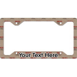 Farm Quotes License Plate Frame - Style C