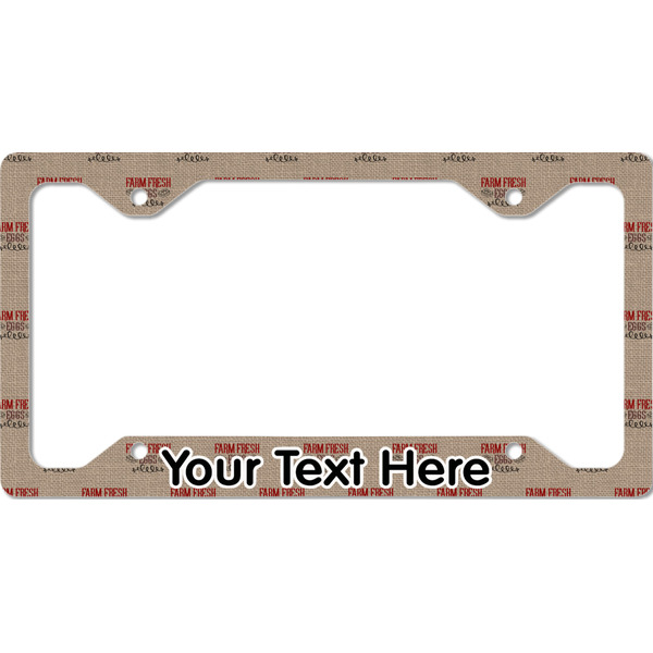 Custom Farm Quotes License Plate Frame - Style C