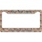 Farm Quotes License Plate Frame Wide