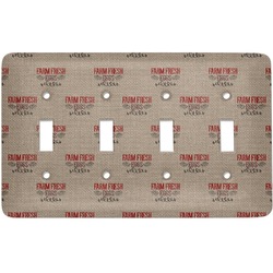 Farm Quotes Light Switch Cover (4 Toggle Plate)