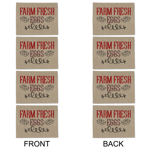 Farm Quotes Linen Placemat - APPROVAL Set of 4 (double sided)