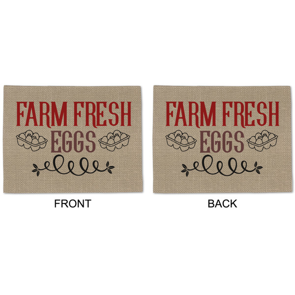 Farm Quotes Linen Placemat - APPROVAL (double sided)