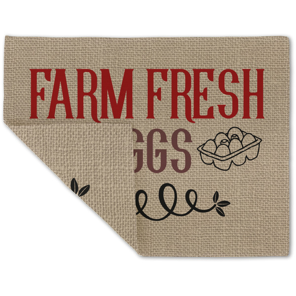 Farm Quotes Linen Placemat - Folded Corner (double side)